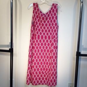 JM Pink and white dress, 1x